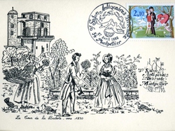 Cartes postales dessinées